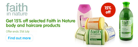 Faith In Nature promotion