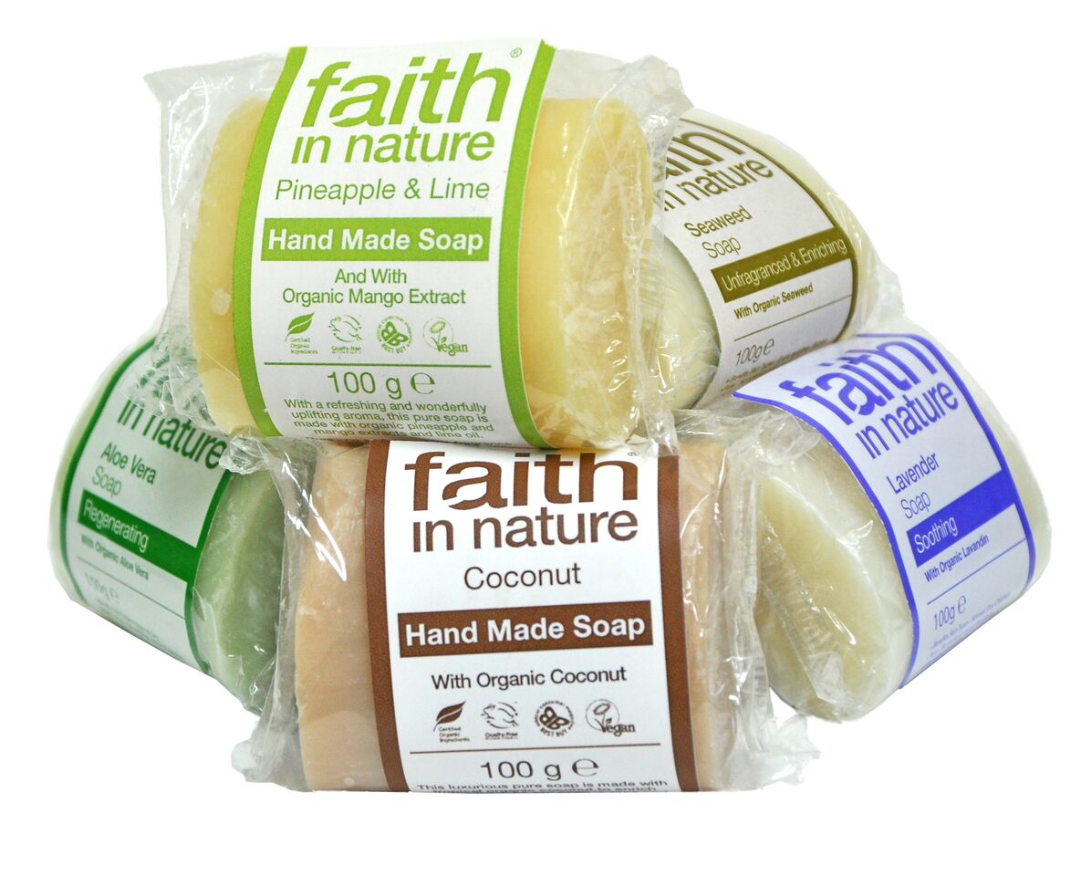 Faith in nature vegan soaps