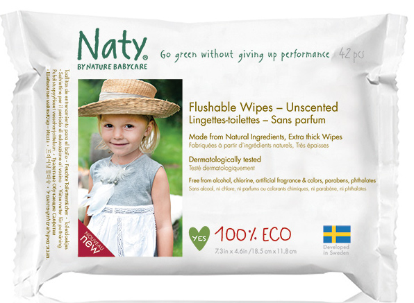 naty biodegradable wipes