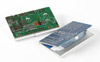 Business card holder made from recycled circuit board, from Revolve