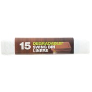 D2W 50 Litre Degradable Swing Bin Liners