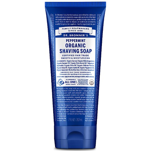 Dr. Bronner's Organic Spearmint Peppermint Shaving Gel
