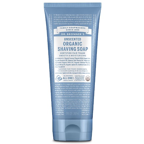 Dr. Bronner's Organic Unscented Shaving Gel