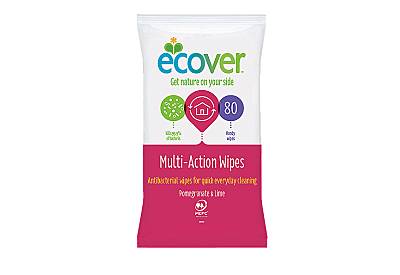 Ecover Antibacterial Multi Action Wipes - 80 wipes