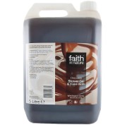 Faith in Nature Chocloate Shower Gel & Foam Bath - 5L