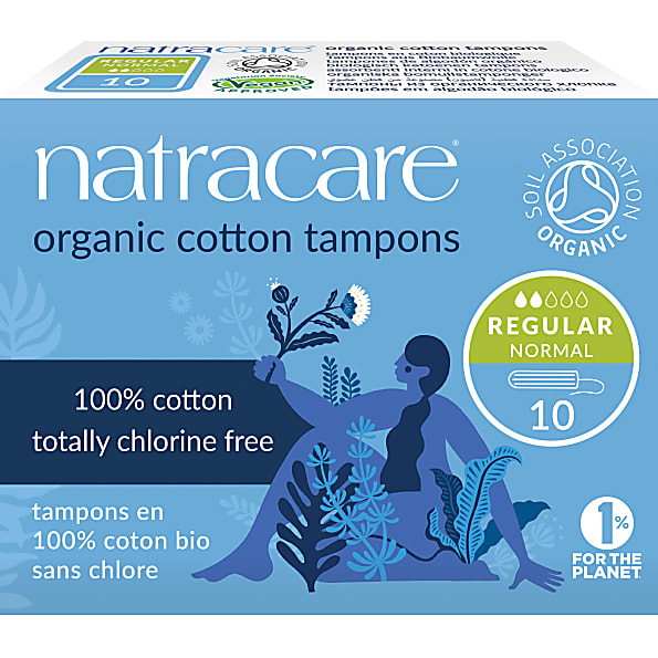 Natracare Organic Cotton Tampons (packs of 10)
