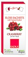 Radius Floss Sachets with Xylitol - Cranberry
