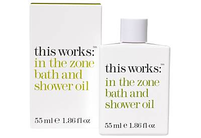 This Works In the Zone Bath and Shower Oil