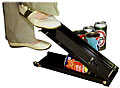 Foot operated can crusher