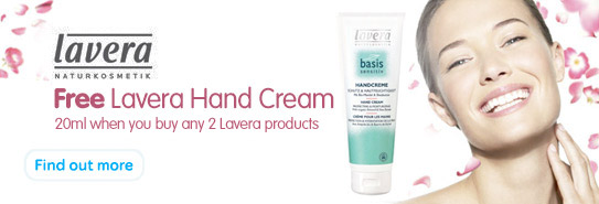 Free Lavera Hand Cream with any 2 products