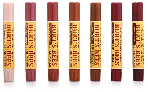 burts bees lip shimmer