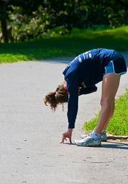 Naturally fit and healthy Olympic natural fitness