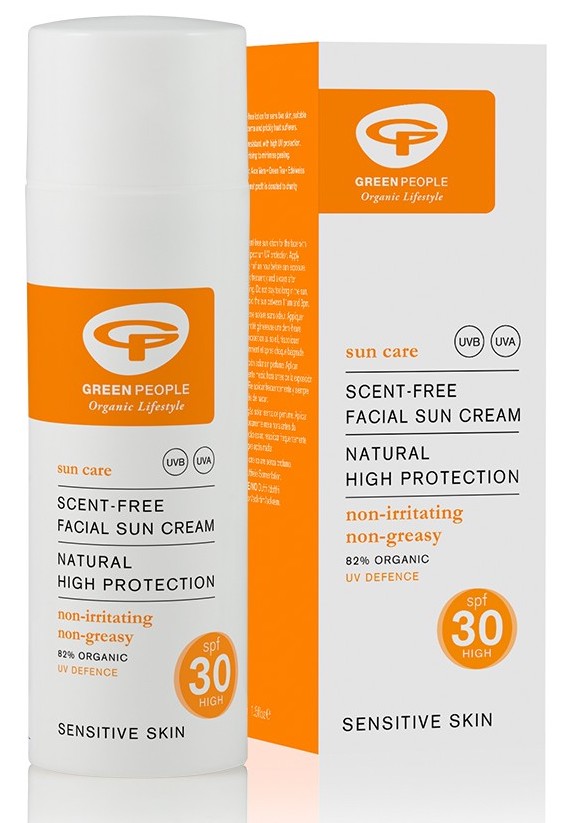 Green People Scent Free Facial Sun Cream Spf30