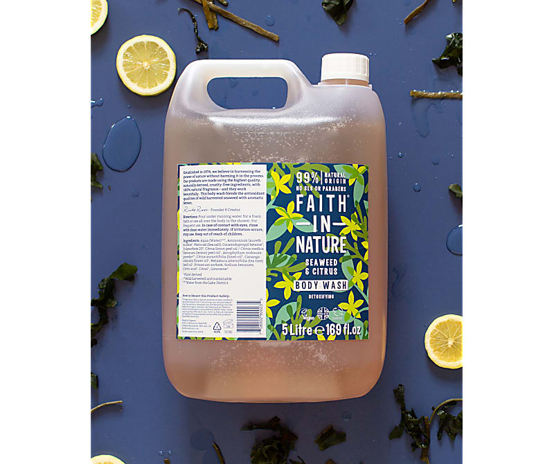 Faith in nature body wash refill