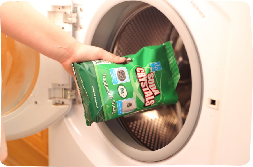 boosting your laundry detergent with soda crystals