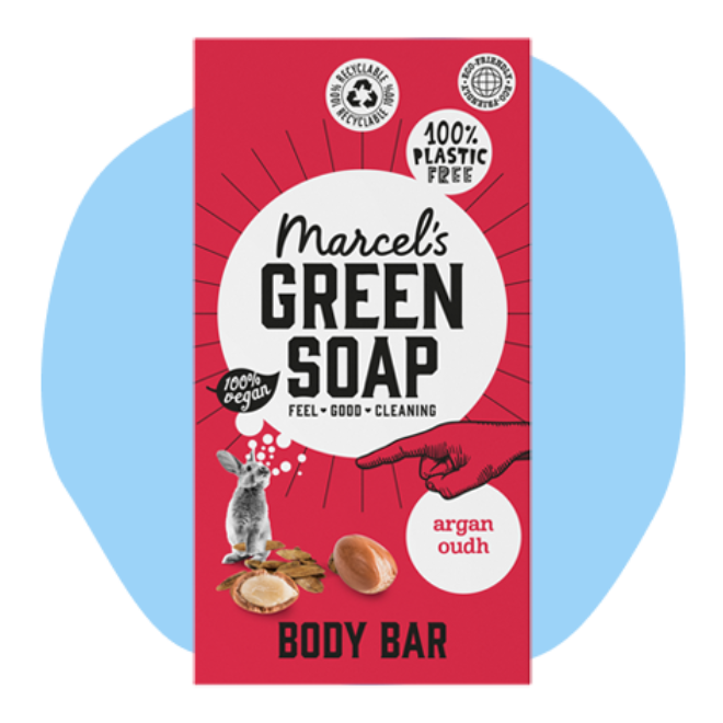 Marcel's Green Soap Shower Bar Argan & Oudh Marcel's Green Soap Shower Bar Argan & Oudh