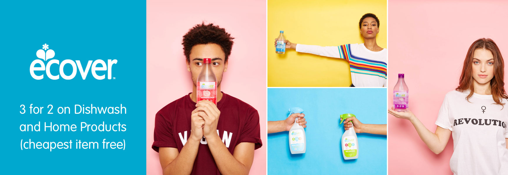 Buy Ecover: Multibuy discounts on Ecover cleaning products