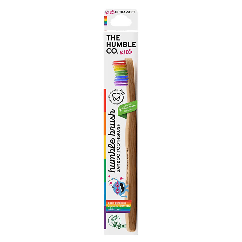 The Humble Co. Bamboo Toothbrush Kids Ultra Soft - Rainbow