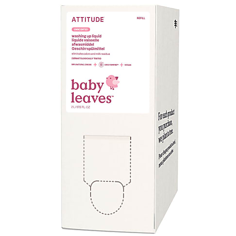Attitude Bulk to Go 2L Baby Bottle & Dishwashing Liquid - Fragrance Free