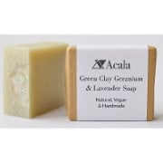 Acala Green Clay, Geranium and Lavender Soap