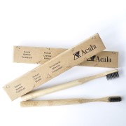 Acala Bamboo Toothbrush with charcoal bristles (single)