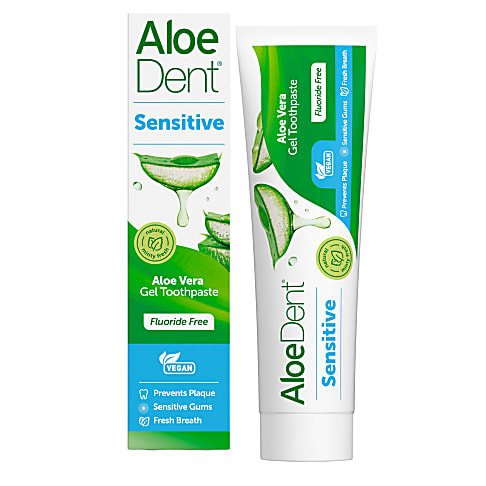 AloeDent Sensitive Fluoride Free Toothpaste