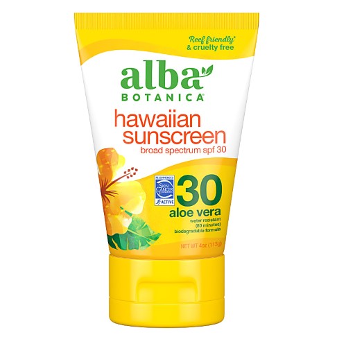 Alba Botanica Hawaiian Aloe Vera Sunscreen SPF30