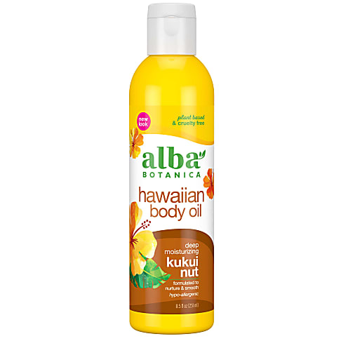 Alba Botanica Hawaiian Kukui Nut Organic Body Oil