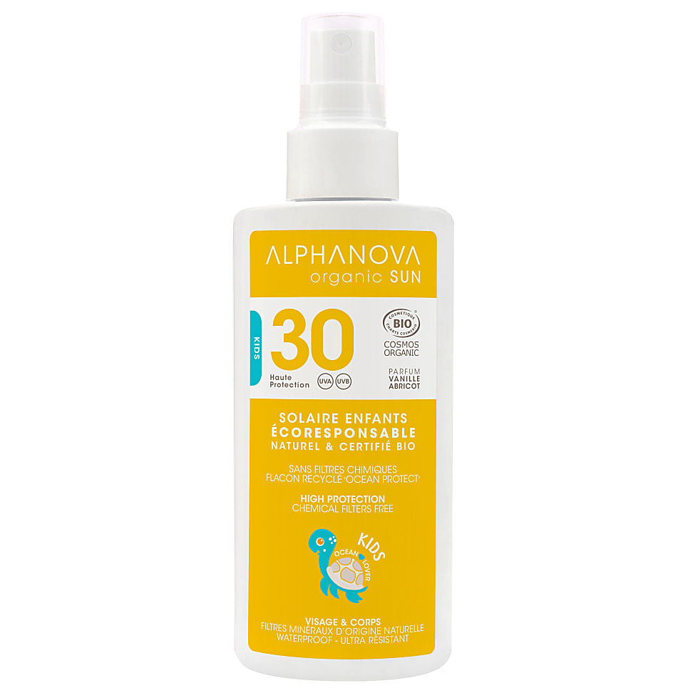 Photos - Sun Skin Care Alphanova Sun - Organic SPF 30 Kids Spray ALPHSNKIDS30 