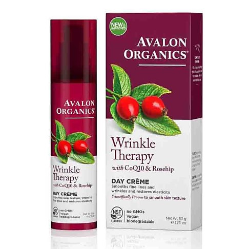 Avalon Organics Wrinkle Therapy Day Cream with CQ10 & Rosehip