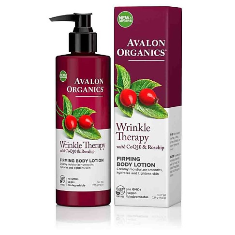 Avalon Organics Wrinkle Therapy Firming Body Lotion with CoQ10 & Rosehip