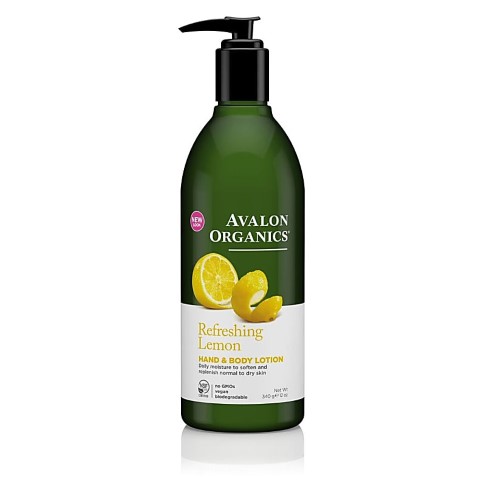 Avalon Organics Hand & Body Lotion - Refreshing Lemon