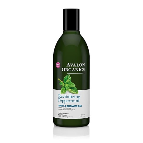 Avalon Organics Bath and Shower Gel - Revitalizing Peppermint