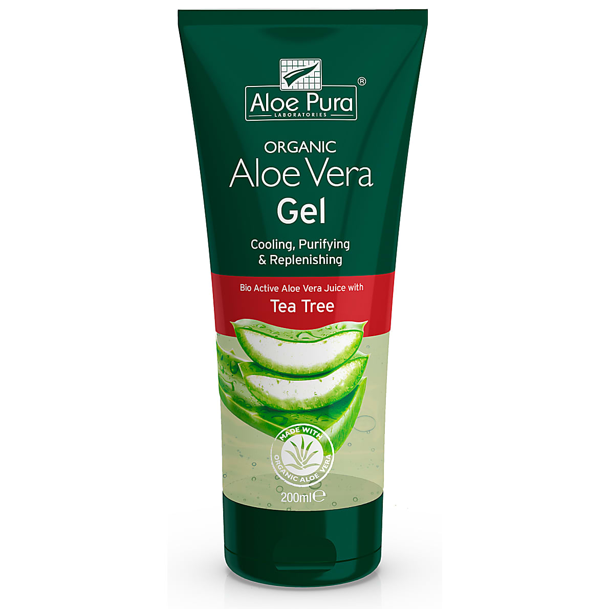 Aloe Pura Aloe Vera Antiseptic Tea Tree Oil