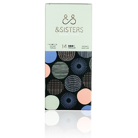 &Sisters Eco-Applicator Tampons - Medium (14 pack)