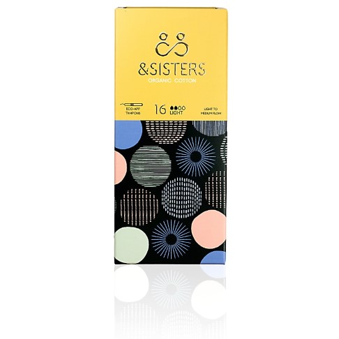 &Sisters Eco-Applicator Tampons - Light / Regular (16 pack)