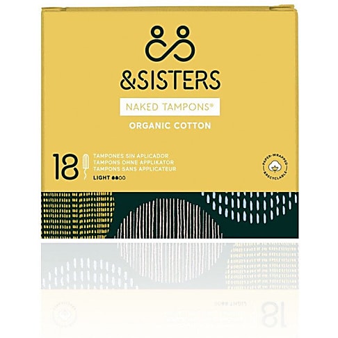 &Sisters Naked Tampons - Light / Regular (20 pack)
