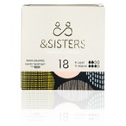 &Sisters Naked Tampon - Light & Medium (18 pack)