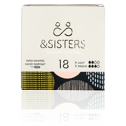 &Sisters Naked Tampon - Light & Medium (18 pack)