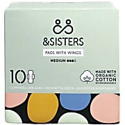 &Sisters Pads with wings - Medium/Day (10 pack)