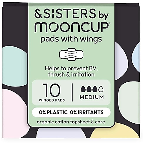 &Sisters Pads with wings - Medium/Day (10 pack)