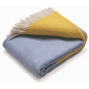 Atlantic Blankets 100% Wool Blanket - Dawn Tides