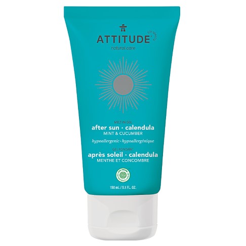 Attitude After Sun Melt-In Gel with Calendula - mint & cucumber