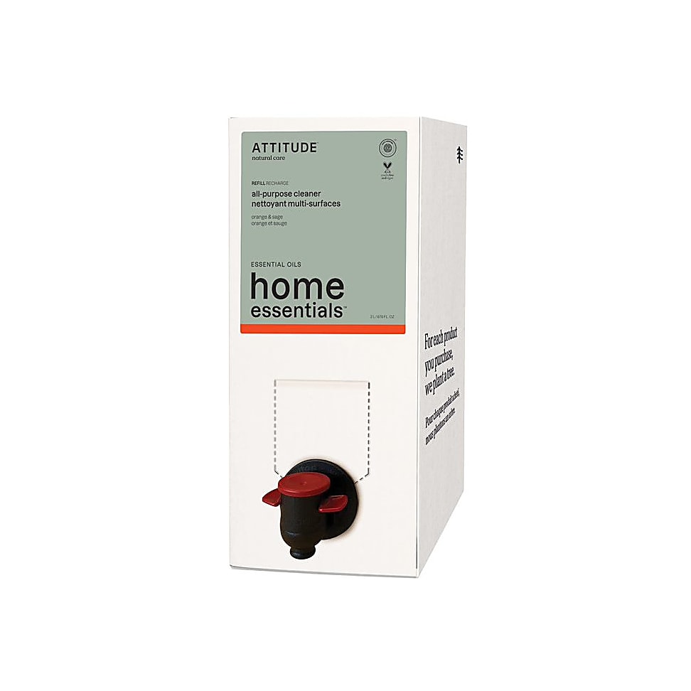Attitude Home Essentials All-Purpose Cleaner Refill - Orange & Sage