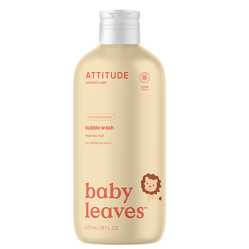 Photos - Baby Hygiene Attitude Baby Leaves Bubble Wash - Pear Nectar ATTBABYBUBBPEAR 