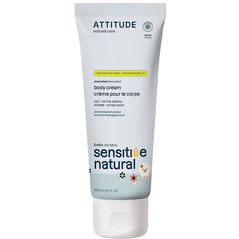 Attitude Oatmeal Sensitive Natural Baby Care - Soothing Body Cream