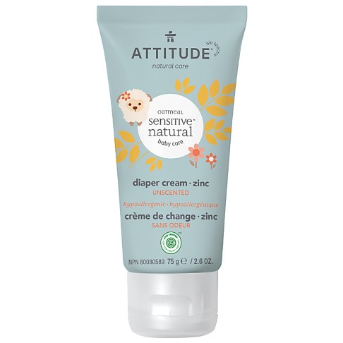 Attitude Sensitive Skin Baby Natural Nappy Cream - Zinc