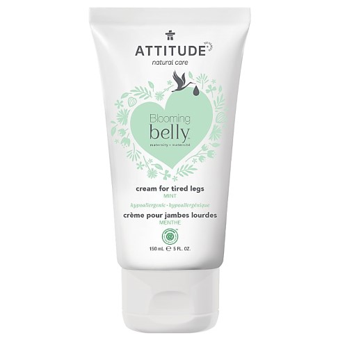 Attitude Blooming Belly Cream for Tired Legs - Mint