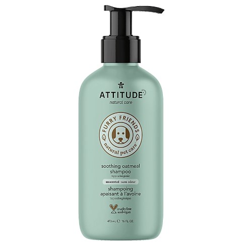 Attitude Furry Friends Soothing Oatmeal Shampoo for Pets