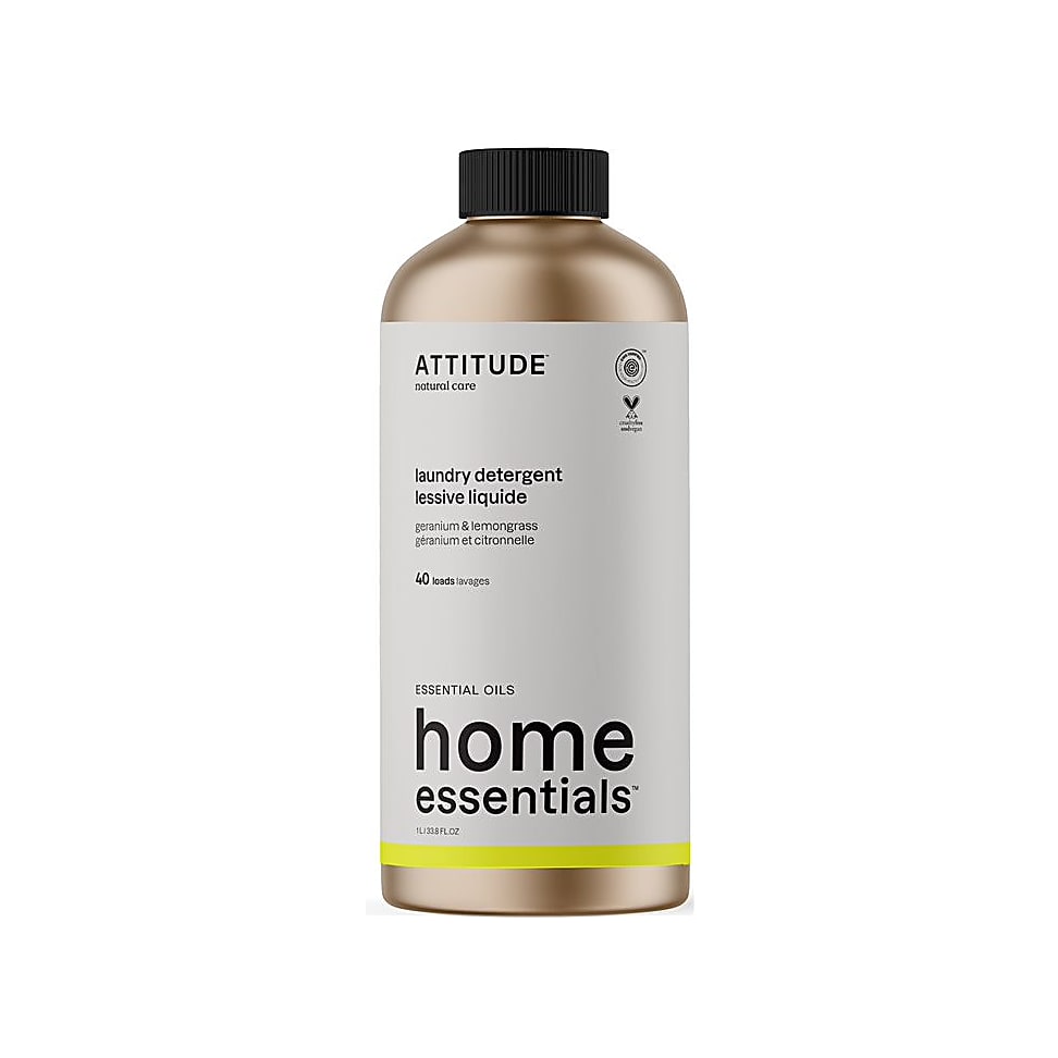 Attitude Home Essentials Laundry Detergent - Geranium & Lemongrass